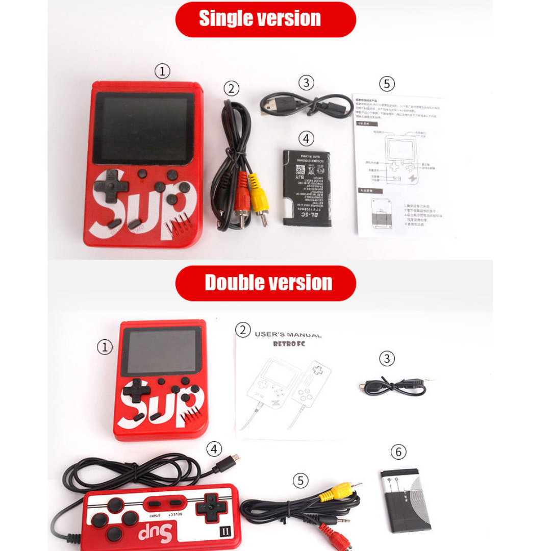 Mini Consola retro portátil 400 juegos arcade